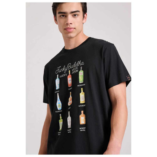 Funky Buddha Ανδρική κοντομάνικη μπλούζα